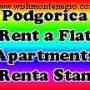 Short term accommodation in Podgorica, rent a flat, rent an apartment, daily rental