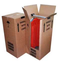 Buy double wall wardrobe removal box from globe packaging