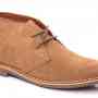 Mens Suede Leather Casual Desert Chukka Style Lace Up Boots