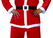 Adult Santa Suit with Red And White Hat