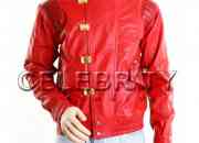 Akira Capsule Patch Red Genuine Men?s Leather Jacket