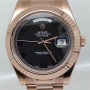 Pre-owned Rolex Day Date II 212835 Rose Gold Watch