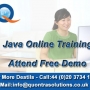 JAVA Online Training by 7+ Years Experience Faculty - Attend Free Demo