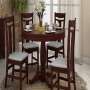 Buy Stylish Round Dining Table Set @60% OFF from WoodenSpace