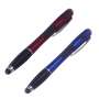 HDE 3-in-1 Multifunction Touch Screen Stylus Flashlight Ball Point Pen for Capacitive Elec
